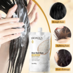 BIOAQUA Rice Raw Pulp Hair Mask - Repairing Treatment for Dry Damaged Hair - 400g 4