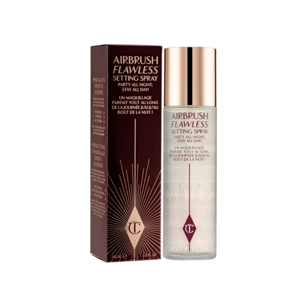 Charlotte Tilbury setting spray 100 ml bottle on display