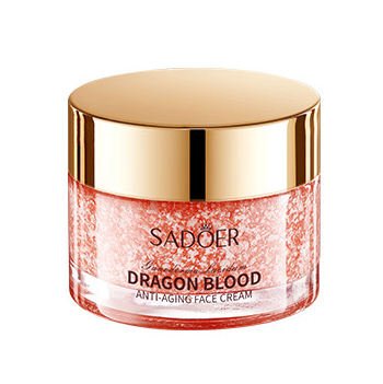 Sadoer Dragon Blood Face Cream tube and packaging for anti wrinkle moisturizing