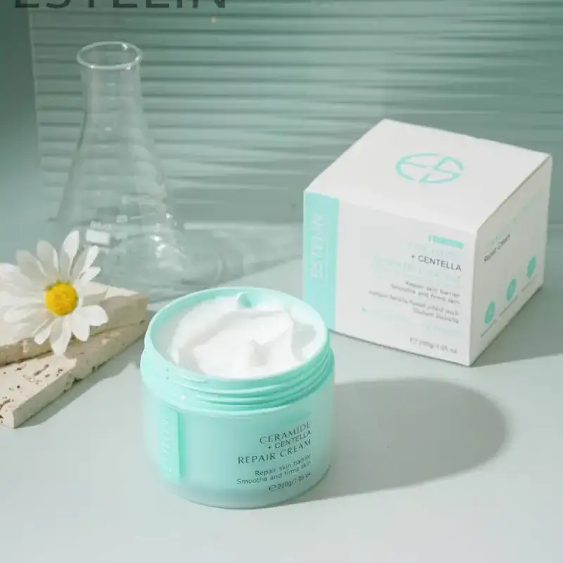 ESTELIN Ceramide Repair Cream 200g Estelin Ceramide Repair Cream 200g jar on display