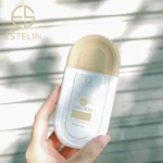 Estelin Sunscreen SPF 100 Pa+++ bottle displayed on a clean surface