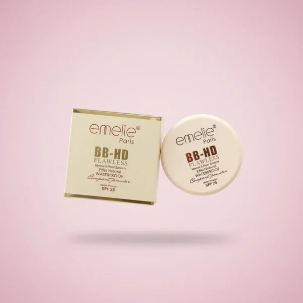 Emelie 2in1 BB Compact Powder for a flawless daily makeup look