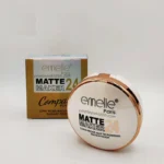Emelie Paris 2 In 1 Matte Maker 24 Face Compact Powder Long-Wear - Image 3