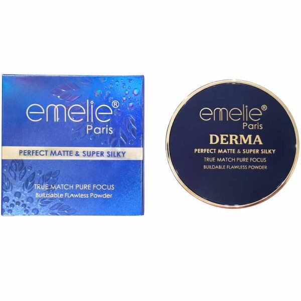 Emelie Paris Matte Compact Powder for silky finish