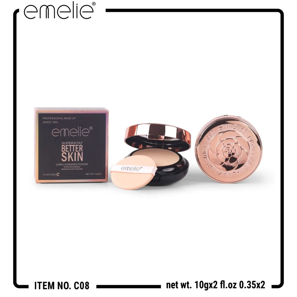 Emelie Camellia Essence Powder for smooth skin texture