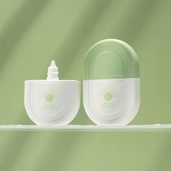 Estelin Moisture Barrier Repair Sunscreen bottle displayed against a clean background