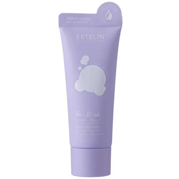 Estelin Peptide And Collagen Face Wash bottle for daily skincare routine