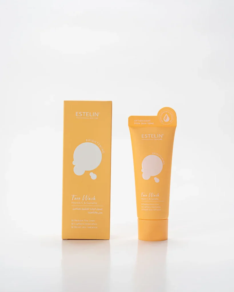 Estelin Vitamin C Facewash tube bottle for daily skincare