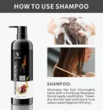 Eunomia Onion Sulfate Free Shampoo with Keratin Hair Treatment - 900ml - Image 3