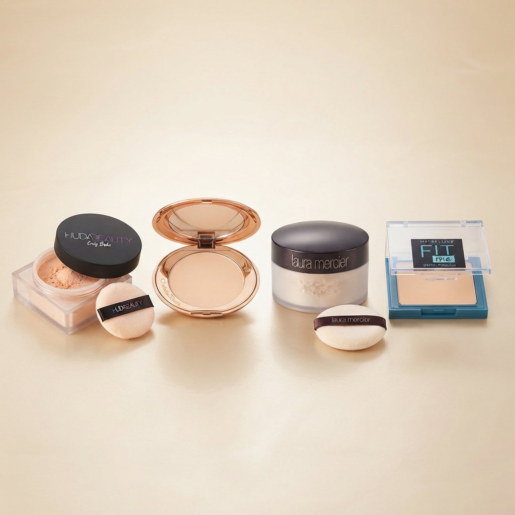 Best compact and setting powders Huda Beauty, Charlotte Tilbury, Laura Mercier, Maybelline price in Pakistan