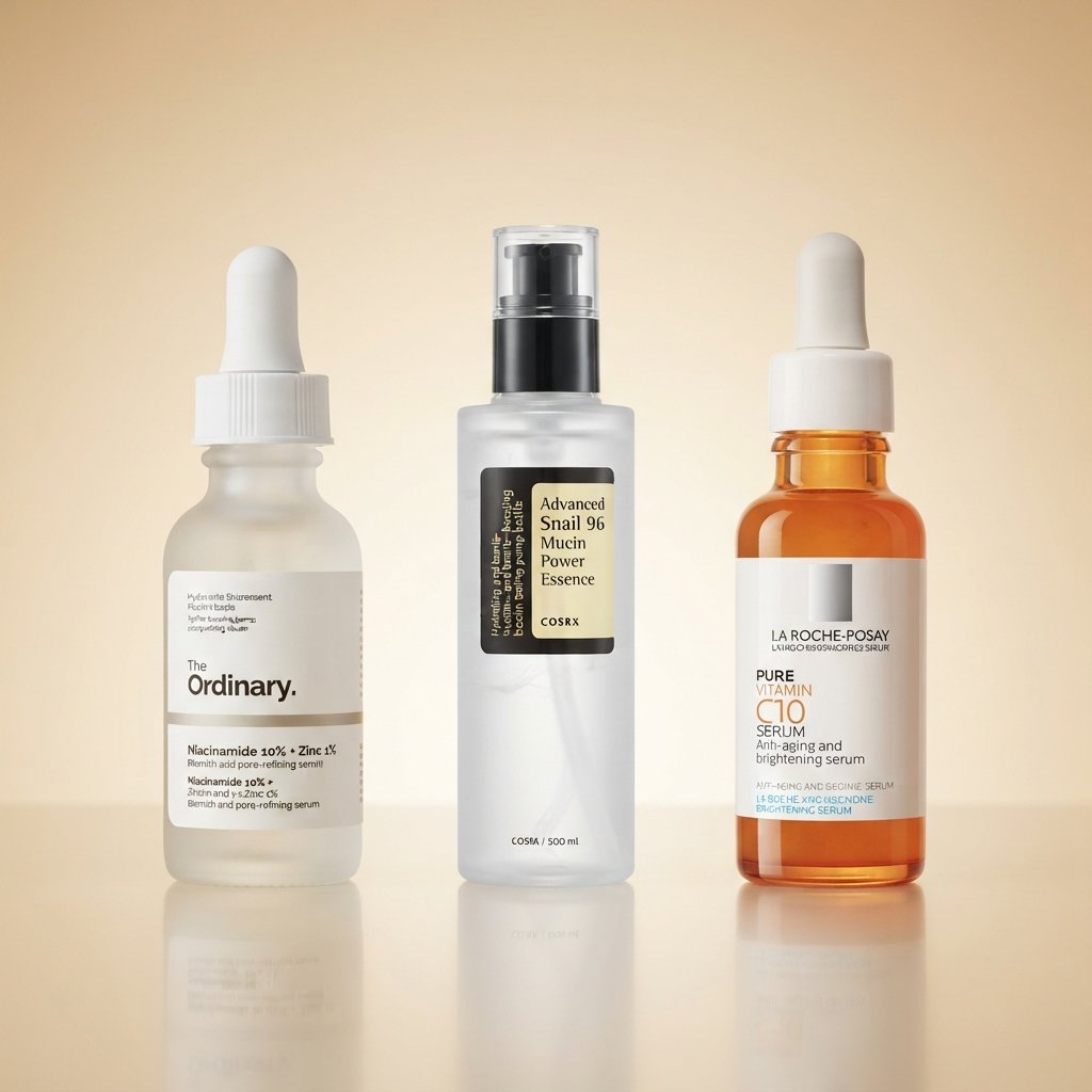 Best facial serums, vitamin C serums and niacinamide treatments The Ordinary, COSRX, La Roche-Posay price in Pakistan