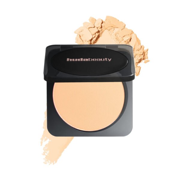 Huda Beauty Pressed Powder compact packaging displayed for online shoppers in Pakistan