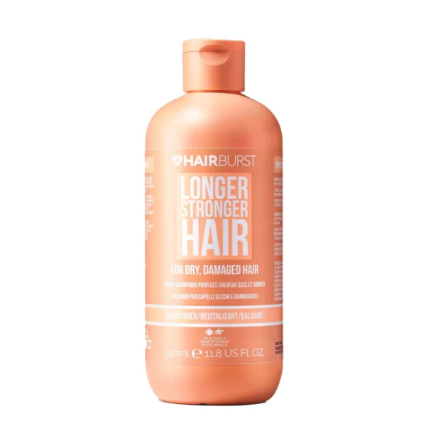 Hairburst Dry Damaged Hair Conditioner 350ml bottle on display