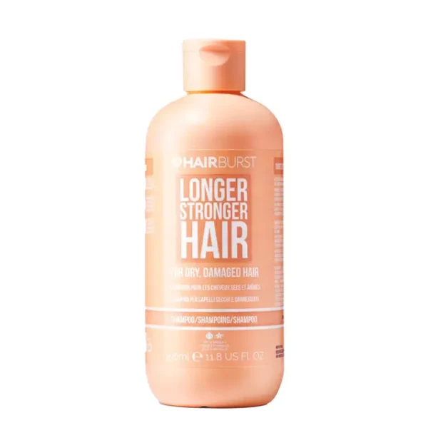 Hairburst Damaged Hair Shampoo 350ml bottle for dry hair care