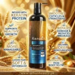 Keratin Nutrition Moisturizing & Smooth Hair Growth Shampoo 900ml - Image 3