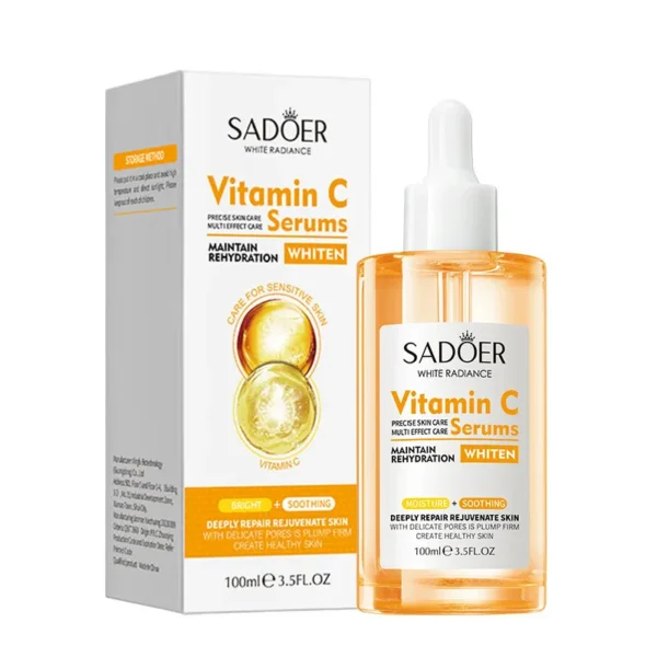 Sadoer Vitamin C Face Serum bottle for daily skincare