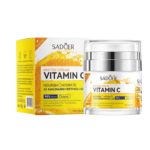 Sadoer Vitamin C Night brightening face cream jar from GlowMyst