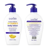 Sadoer Vitamin E Body Lotion 400ml bottle for glowing skin
