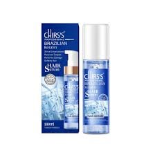Chris's Brazilian Keratin Hair Serum 100ml bottle on display