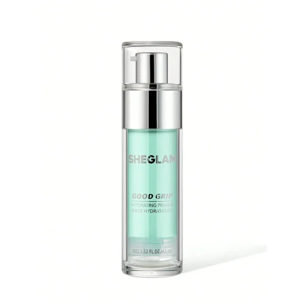 SHEGLAM Good Grip Hydrating Primer bottle on display