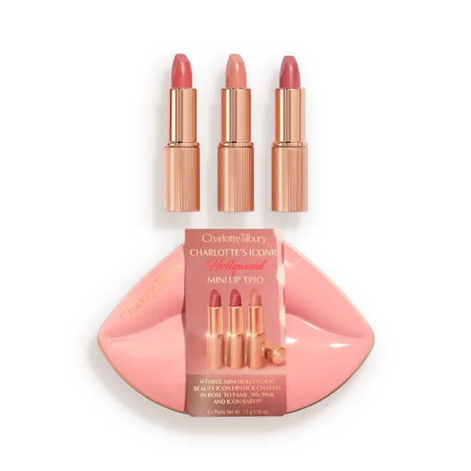 CHARLOTTE TILBURY Iconic Mini Lip Trio Kit Charlotte Tilbury Iconic Mini Lip